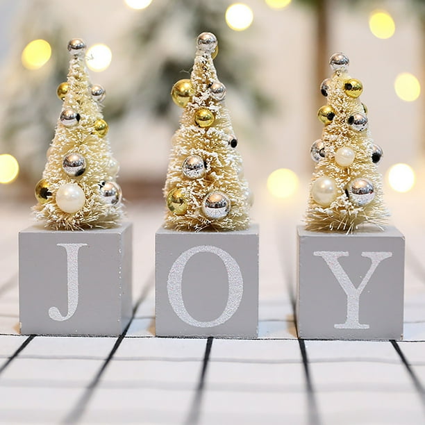 Decoraciones navideñas Calendario nuevo Decoraciones para árboles de Navidad Decoraciones de escritorio creativas Decoraciones para árboles de Navidad pequeños Wmkox8yii gf7181