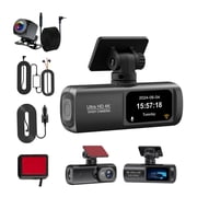 ZheElen ABS Dash Cam Front Rear Dash Camera 4K/1080P 4K Dash Cam Recorder Dash Cam 24H Parking Monit-or HD Recording Compact Without Card