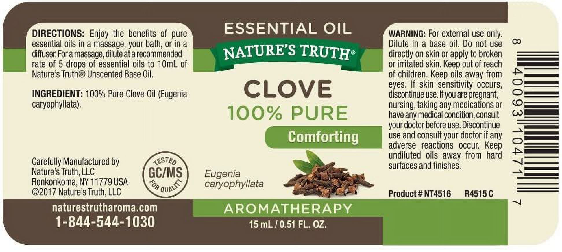 Nature's Truth Comforting Clove Essential Oil - 0.51oz
