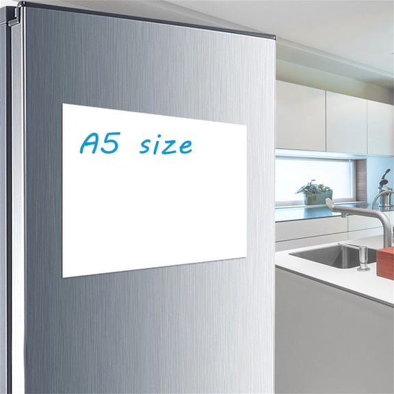 Magnetic Dry Erase Whiteboard Sheet for Fridge,16x12 Inch, Stain Resistant Technology, Refrigerator White Board Planner Organizer
