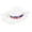White, variant on Cowboy Hat With Shiny Edge For 4th Of July Occasions Unisex Casual Style Western Pork Pie Fedora Featuring Feather Trim Short Brim Halloween Accessory Red One Size