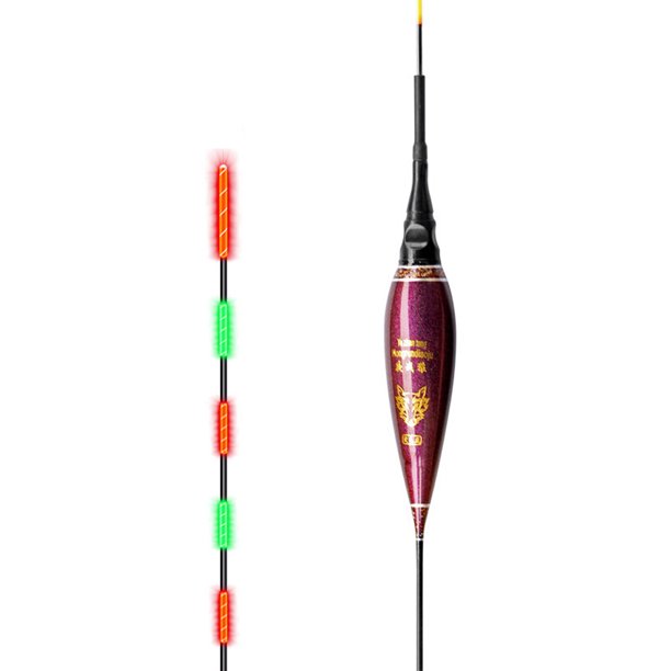 Ndcxsfigh Pesca Flotador Bite Alarma Boya Electrónica Carpa Noche Pesca Flotador (01)