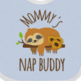 thumbnail image 4 of Inktastic Mommys Nap Buddy Sloth Boys or Girls Baby Bib, 4 of 4