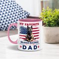 thumbnail image 3 of My Favorite Belgian Malinois Calls Me Dad. Happy Father's Day 11oz Accent Two-tone Mug Sheepdog Dog Lover Gifts Coffee Tea Cup - 00005, 3 of 5