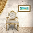 thumbnail image 3 of DeRice, Julie 18x9 Gold Ornate Wood Framed with Double Matting Museum Art Print Titled - Under the Sea Panel I, 3 of 4