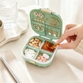 thumbnail image 4 of Compartmentalized Jewelry Storage Box Portable Storage Box For Earrings Necklaces Rings And Medicines When Traveling, 4 of 6