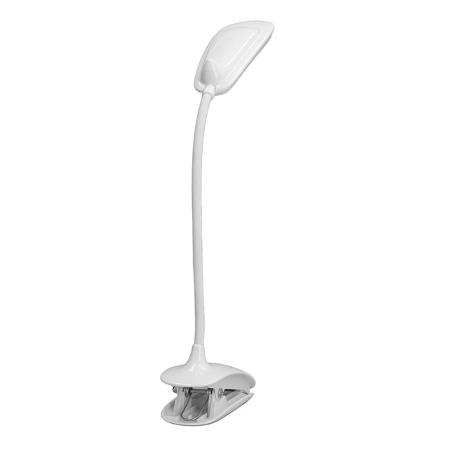 Clip de luz USB recargable, 3 velocidades, táctil, plegable, Flexible, cuello de cisne, LED, lámpara de mesa, lámpara de lectura para dormitorio