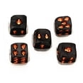 thumbnail image 1 of Scary Resin Skeleton Dice Set for Halloween Decorations Party Games Tabletop RPG Accessories Unique Bar Restaurant Novelty 5PCS, 1 of 3