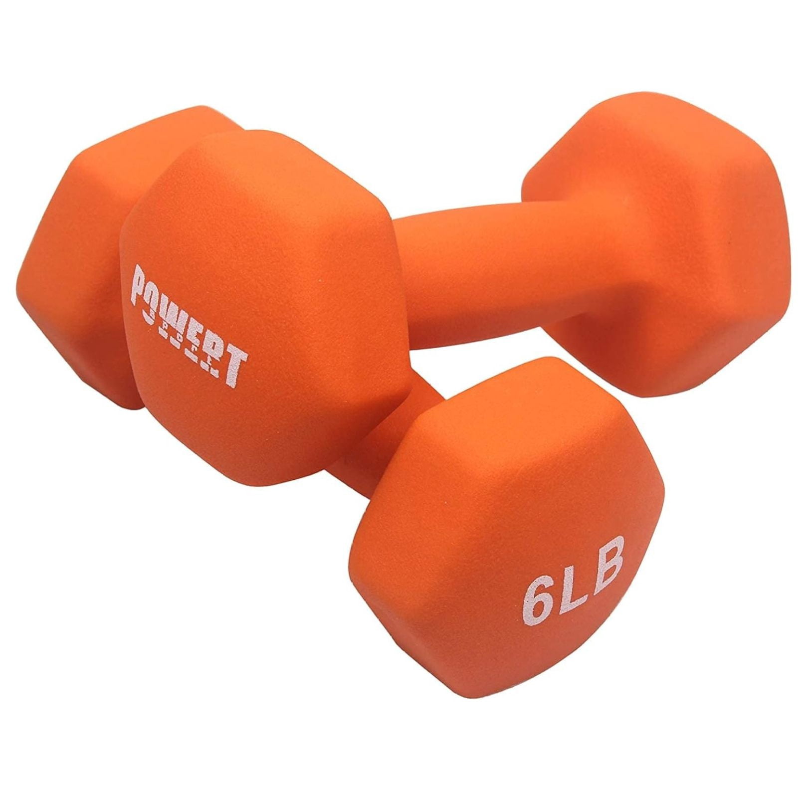Neoprene Dumbbell Pair | Hex Hand Weights for Women & Men | Coated Colorful Weights for Home Gym | 2-20 lbs