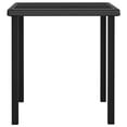 thumbnail image 3 of vidaXL Outdoor Dining Table Garden Porch Patio Table with Glass Top PE Rattan, 3 of 28