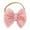 Pink, variant on Toddler Baby Girls Solid Bow Hairband Headwear Nylon Elastic Soft Cute Daily Accessory Baby Girl Headbands,Beige,One Size