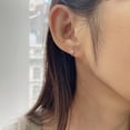 thumbnail image 3 of 1/30 Cttw Natural Diamond Lightning Bolt Stud Earrings in 925 Sterling Silver, 3 of 3