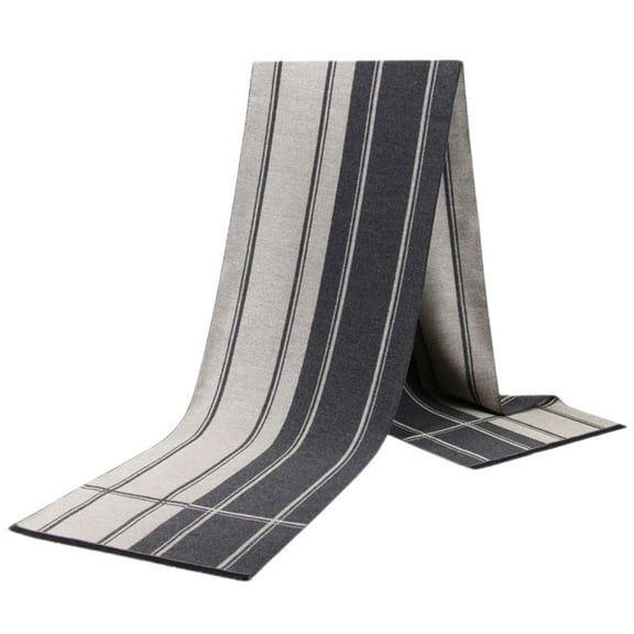 SWSMCLT Men's Fashion Scarves Warm Scarf Classic Spring Regular Fit Thick Fringe Fall Soft Winter Muffler Style1 One Size