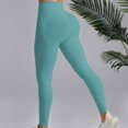 thumbnail image 3 of REALiKUN Scrunch Workout Leggings for Women High Waisted Butt Lifting V Back Waist Seamless Gym Yoga Leggings, 3 of 5