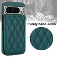 thumbnail image 6 of Dteck for Google Pixel 8 Pro Case PU Leather Wallet with Card Holder, Flip Cover Kickstand Magnetic Closure Shockproof Heavy Duty Hard Protective Case, Darkgreen, 6 of 7