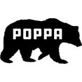 thumbnail image 3 of CafePress - Poppa Bear White T Shirt - Men's White Classic Cotton T-Shirts, 3 of 4