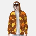 thumbnail image 2 of Fotbe Dinosaurs and Leaves Chaqueta con Protección Solar UPF 50+ para Hombre y Mujer, Camisa con Capucha y Bolsillos-XX-Large, 2 of 7
