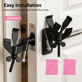 thumbnail image 6 of ZHZFKQ 2026 New 2 Pcs Travel Door Lock Adjustable Anti-Theft Security Lock Portable No-Drill Door Lock with Storage Bag for Home Apartments Hotel Safety for Home,Hotel,Apartment,Dorm Room, 6 of 6