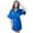 Blue, variant on TSADFHJI Cotton Sleeveless Nightgowns Women Women's Hooded Silk Robes Satin Kimono Robe Short Silky Bathrobe Bridesmaid Wedding Party Sleepwear M Black