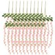 thumbnail image 1 of 12 Unids Artificial Wisteria Vine Ratta Colgante Guirnalda Flores De Seda 110 Cm Simulación Wisteria Ramo Para Fiesta En Casa Decoración De La Boda Muyoka Hogar, 1 of 7