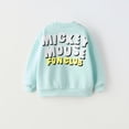 thumbnail image 3 of Sudadera con estampado de dibujos animados para bebés y niños, Tops de manga larga con estampado de Mickey, sudaderas deportivas informales de moda, Color sólido, ropa de principios de otoño, nuevo, 3 of 4