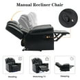 thumbnail image 2 of Home Theater Seating Manual Recliner Chair with LED Light Strip for Living Room,Bedroom, 2 of 9
