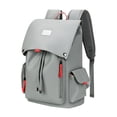 thumbnail image 3 of Mochila Para Hombres Mochila Escolar Informal Duradera Para Desplazamientos Al Aire Libre Compras Gris, 3 of 8
