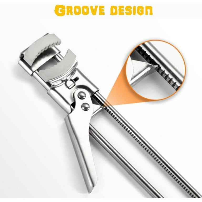 2PCS Manual Tin Can Opener Safe Cut Lid Smooth Edge Side Stainless Steel  Tools