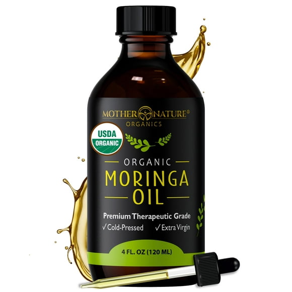 Aceite Mother Nature Moringa Premium, 100% natural, 120 ml
