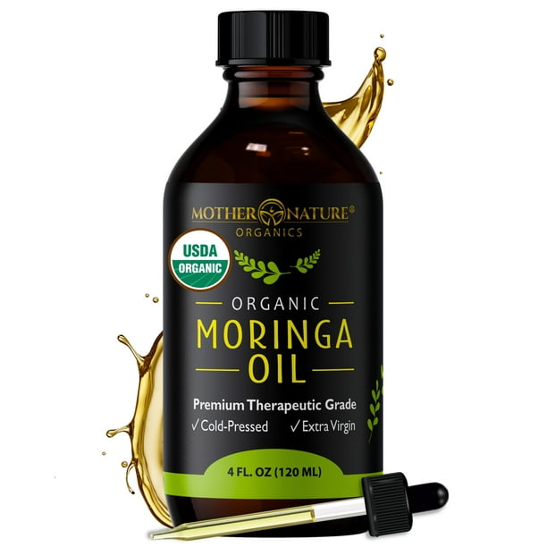 Aceite Mother Nature Moringa Premium, 100% natural, 120 ml