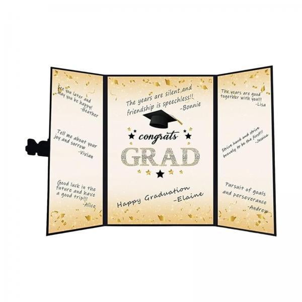 2 Libros De Visitas De Graduación, Papel Grueso, Fácil De Escribir En Decoración De , Color Negro