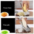 thumbnail image 6 of HomeLife Vegetable Slicer Stainless Steel Food Slicer Removable Blade Kitchen Slicer Vegetable Cutter for Salads Cheese Fruit, 6 of 13