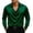 Green, variant on Men's Draped Cowl Neck Shirt Solid Color Elegant Temperament Satin-Like Blouse With Turn-Down Collar Long Sleeve Casual And Formal Wear Top For Business Parties And Daily Outfits 2026