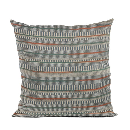 Plutus Brands Plutus Blue Lane Stripe Luxury Throw Pillow 12L x 20W