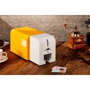 طابعة بطاقة هوية الصورة KODAK ID200S ، سهلة الاستخدام ، تصميم مريح ، طباعة ملونة أحادية الجانب ، طباعة من الحافة إلى الحافة 300x1200dpi ، وحدة تغذية بطاقة تلقائية