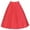 Red A Skirts for Women, variant on Limited Time Deal kttectoa A-Line Retro Wide Hem Pleated Skirts Women's Clothing Solid Skirt Zipper Mid Waist Mid-Length Skirt for Women Trendy Go Shopping