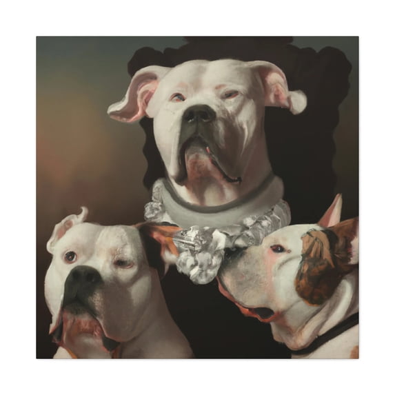 American Bulldog Majesty - Canvas