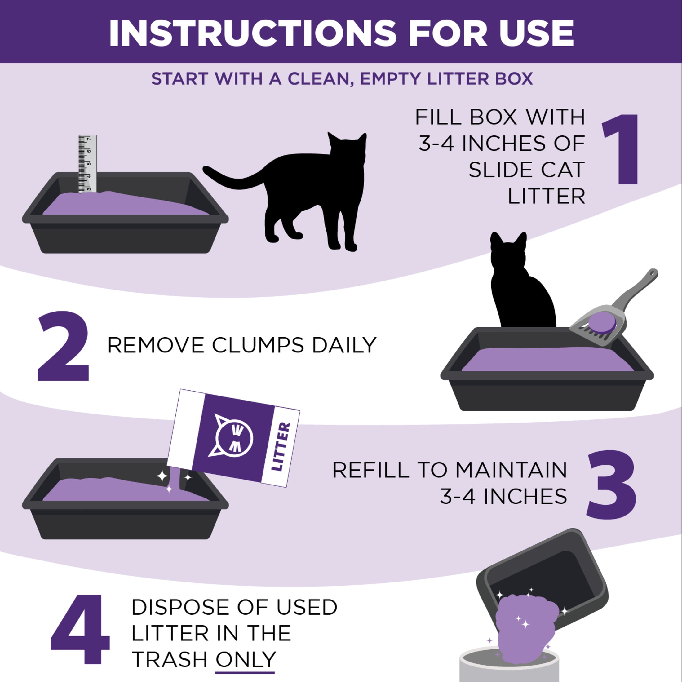 ARM HAMMER SLIDE 7 Day Odor Free Easy Clean Up Cat Litter for Multi Cat 38 lbs Walmart