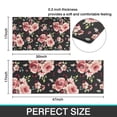 thumbnail image 7 of Pioneer Flower Floral Print Pattern Kitchen Rugs Sets Of 2,Anti Fatigue Kitchen Mat Rugs Non Slip Washable,Decorative Kitchen Floor Mats for Kitchen,Sink,Laundry,17"x30"+17"x47", 7 of 7