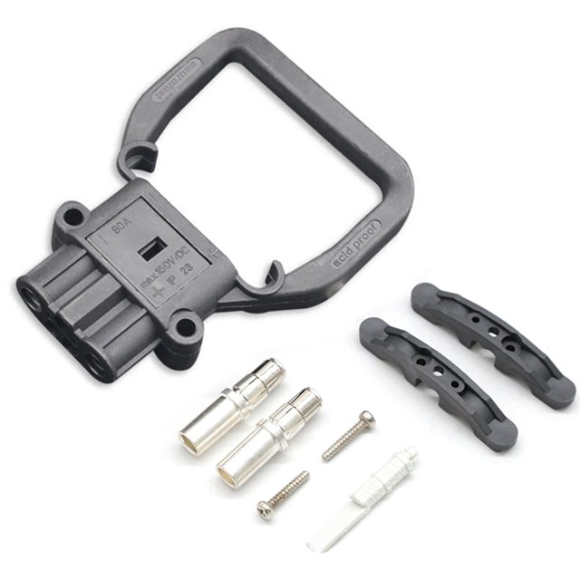 Recambio de enchufe industrial de carga de conector de alimentación de la carretilla elevadora 150v 80a150v,80A, inserto hembra Feliz Sencillez