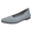 03#Gray, variant on Women's Hollow Breathable Fly Knit Round Toe Flats Elastic Mesh Upper Wear Resistant Relax Fit Commute Shopping All Season Slip On Casual Loafers