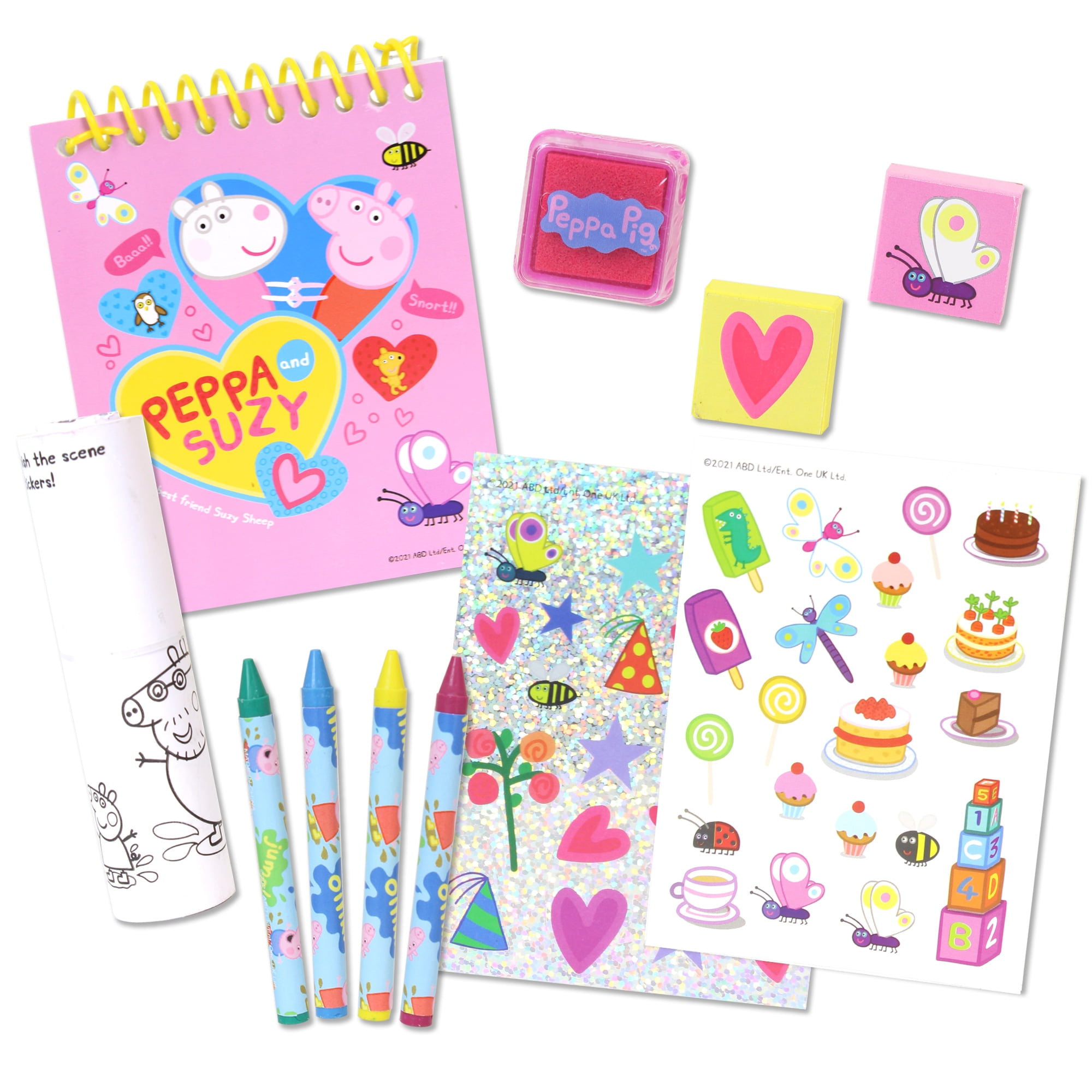 9PC Peppa Pig Coloring Book Kit Washable Markers Drawing Activities Set For  Kids, 1 - Kroger