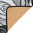 thumbnail image 3 of Yayeee Area Rugs for Living Room 5.2'x4' Non Slip Washable Bedroom Floor Carpet, Black Roses, 3 of 5