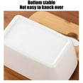 thumbnail image 4 of Up to 65 off!Yyuenw Butter Dish with Lid, Large Butter Dish for Countertop,Ceramic Butter Keeper Container with Knife and High-Quality Silicone Sealing Butter Dish for Home Decor Good Kitchen Gift, 4 of 5