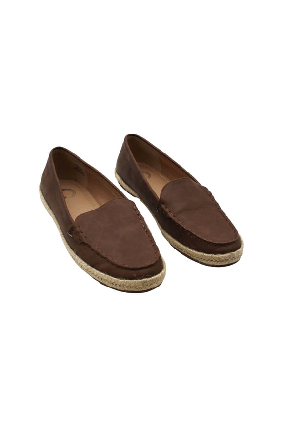 Journee Collection Comfort Foam Balie Espadrille Flat (Brown) Women's Shoes