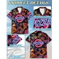 thumbnail image 3 of Neon Pizza Hawaiian Shirt for Men, Button Down Summer Beach Short Sleeve, S-5XL, 3 of 4