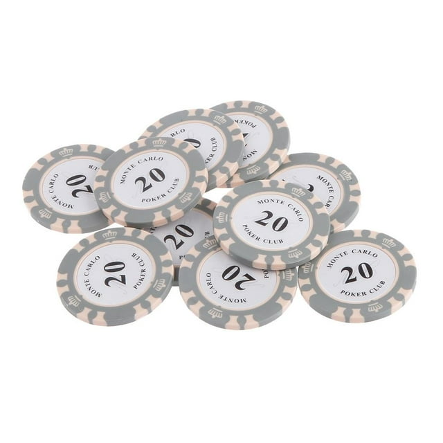 20 Dólares Arcilla Mahjong De Contadores Accesorios de Juguetes CUTICAT Fichas de póquer