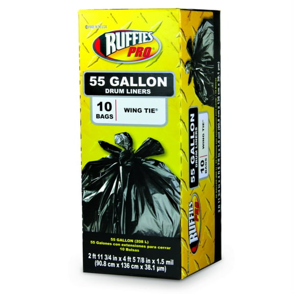 DRUM LINR BLK 1.5M 55GAL (Pack of 1)