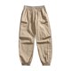 thumbnail image 2 of Ceisia Men's Solid Color Water-Repellent Lantern Cargo Pants with Elastic Drawstring Waist Khaki XXXL Gifts, 2 of 9