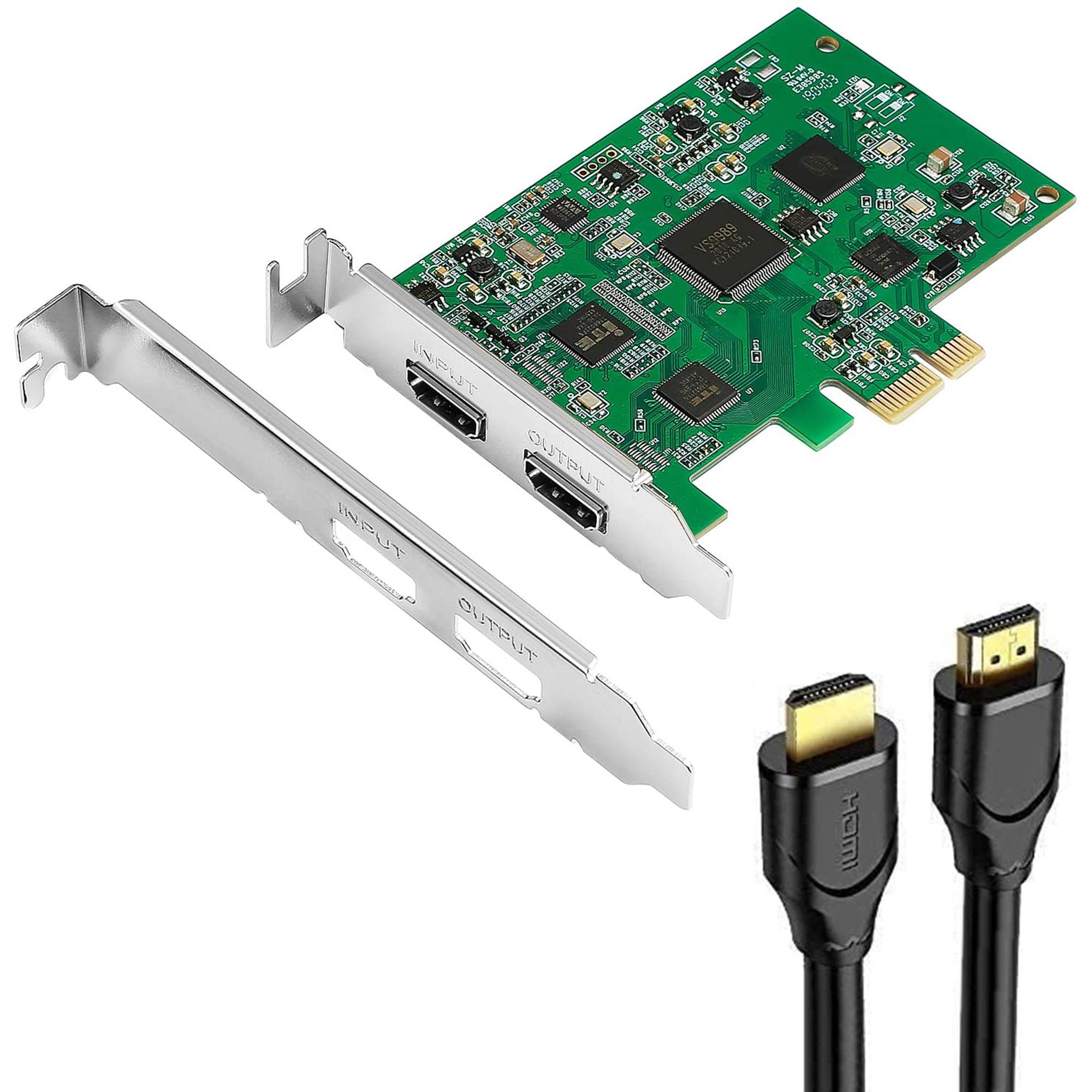 Game Capture Card Hdmi Pci E 1080p 60fps Record Live Stream From Gaming Sys Walmart Canada